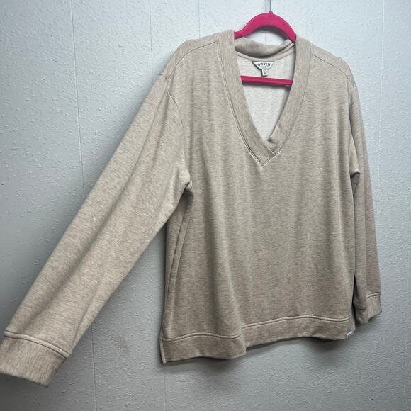 ORVIS Modal Blend Activewear Loungewear Soft Pullover Sweatshirt Womens Large - Picture 5 of 13
